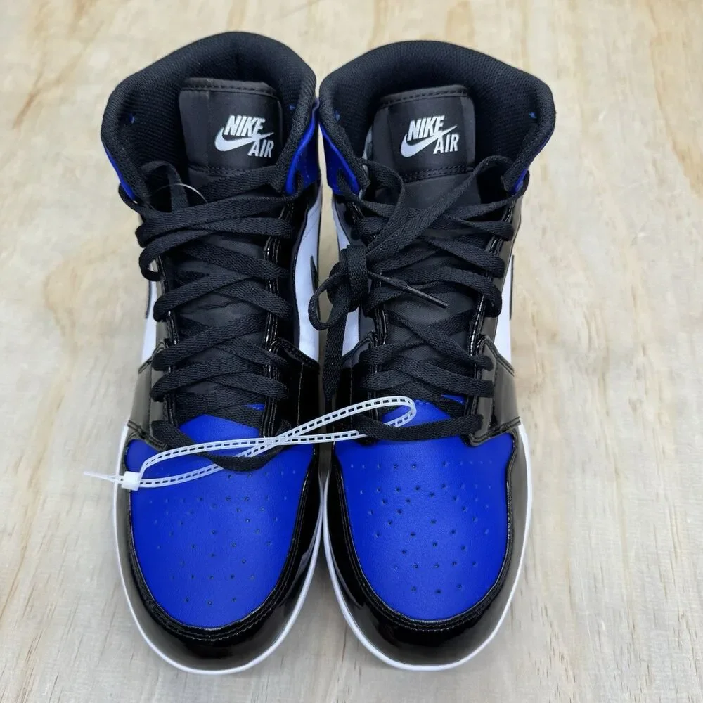 NEW Jordan 1 Mid TD Game Royal Football Cleats Blue Black Mens Sz 10 FJ6805-401